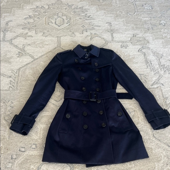 Burberry Jackets & Blazers - Burberry Navy  Blue Trench Coat